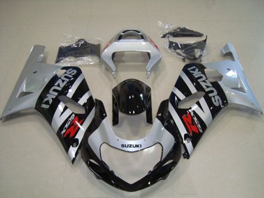 Venta Carenados Moto Suzuki GSXR 750 2001-2003 - Plata Negro Brillante