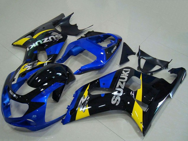 Venta Carenados Moto Suzuki GSXR 750 2001-2003 - Azul Amarillo Negro Brillante
