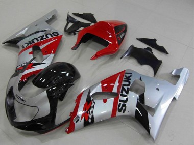 Venta Carenados Moto Suzuki GSXR 750 2001-2003 - Rojo Plata Negro