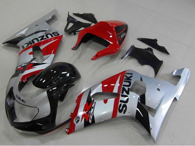 Venta Carenados Moto Suzuki GSXR 750 2001-2003 - Rojo Plata Negro