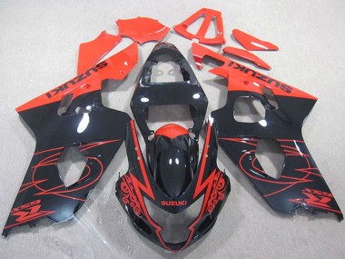Venta Carenados Moto Suzuki GSXR 750 2004-2005 - Rojo Negro Brillante