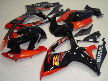 Venta Carenado Moto Suzuki GSXR 750 2006-2007 - Naranja Negro Brillante