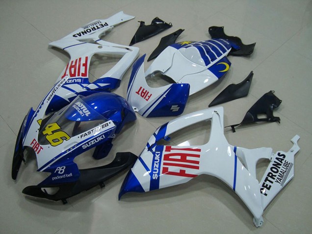 Venta Carenados Moto Suzuki GSXR 750 2006-2007 - Blanco Azul Rojo Fiat 46
