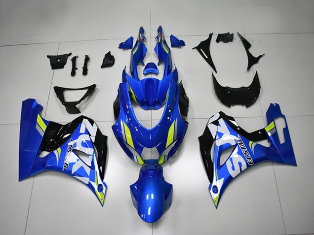 Venta Carenado Moto Suzuki GSXR 1000 2017-2024 - Azul Blanco Verde