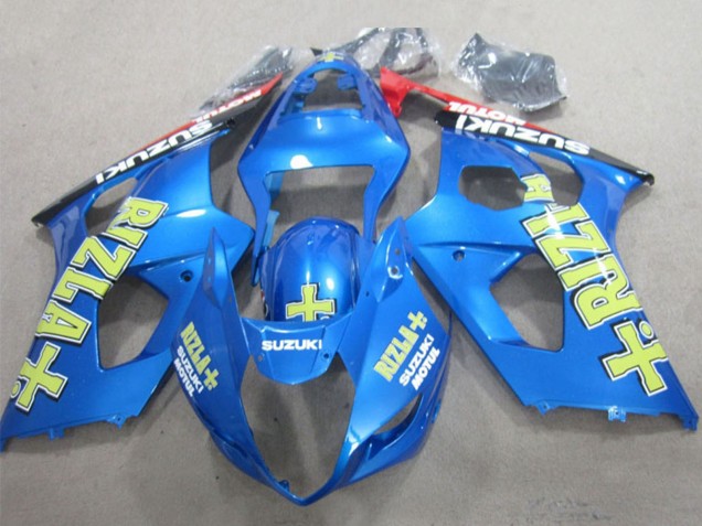 Venta Carenados Moto Suzuki GSXR 1000 2003-2004 - Azul Amarillo Negro Rizla