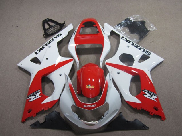 Venta Carenados Moto Suzuki GSXR 1000 2003-2004 - Blanco Rojo