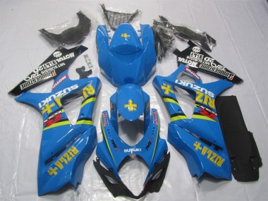 Venta Carenado Moto Suzuki GSXR 1000 2007-2008 - Azul Oro Negro Rizla