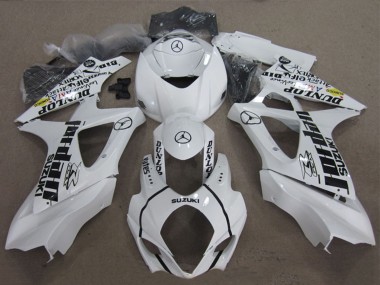 Venta Carenados Moto Suzuki GSXR 1000 2007-2008 - Blanco Negro Jordan