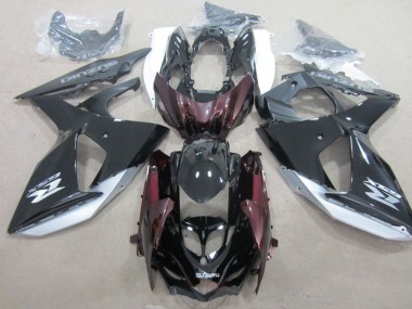 Venta Carenado Moto Suzuki GSXR 1000 2009-2016 - Negro Brillante Plata