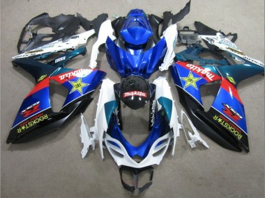 Venta Carenados Moto Suzuki GSXR 1000 2009-2016 - Blanco Azul Rojo Negro Rockstar