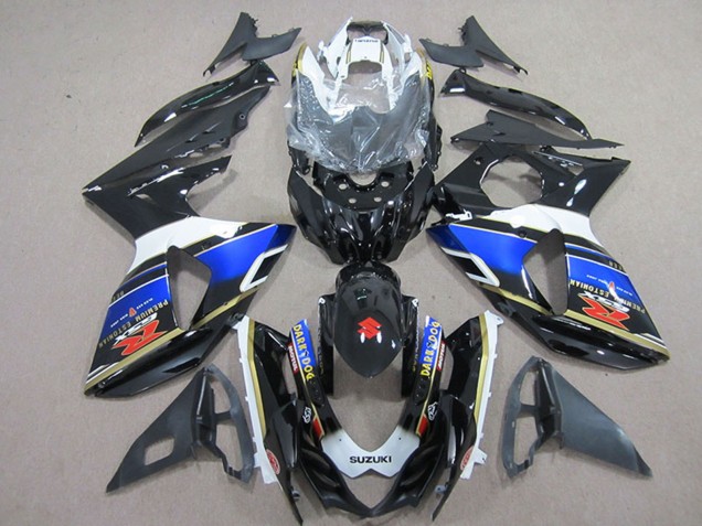 Venta Carenados Moto Suzuki GSXR 1000 2009-2016 - Blanco Azul Negro Dark Dog