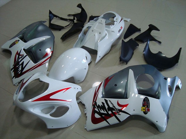 Venta Carenados Moto Suzuki GSXR 1300 Hayabusa 1996-2007 - Blanco Rojo Gris Mate