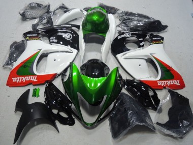Venta Carenados Moto Suzuki GSXR 1300 Hayabusa 2008-2020 - Blanco Verde Rojo Makita