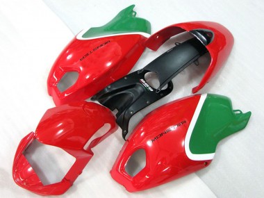 Venta Carenados Moto Ducati Monster 696 2008-2012 - Rojo Blanco Verde