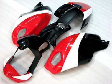 Venta Carenado Moto Ducati Monster 696 2008-2012 - Blanco Rojo Negro Brillante