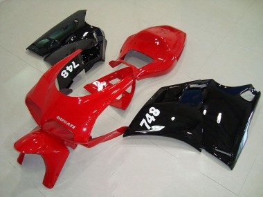 Venta Carenados Moto Ducati 748 1993-2005 - Rojo Negro Brillante