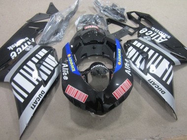 Venta Carenados Moto Ducati 848 1098 1198 2007-2014 - Plata Rojo Azul Negro Brillante Alice