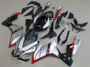 Venta Carenado Moto Aprilia RS4 50 125 2012-2018 - Plata Rojo Negro Brillante
