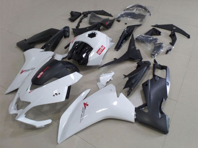 Venta Carenados Moto Aprilia RS4 50 125 2012-2018 - Blanco Negro Mate