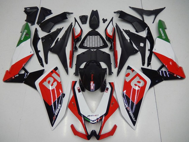 Venta Carenados Moto Aprilia RSV4 1000 2009-2015 - Negro Rojo Blanco