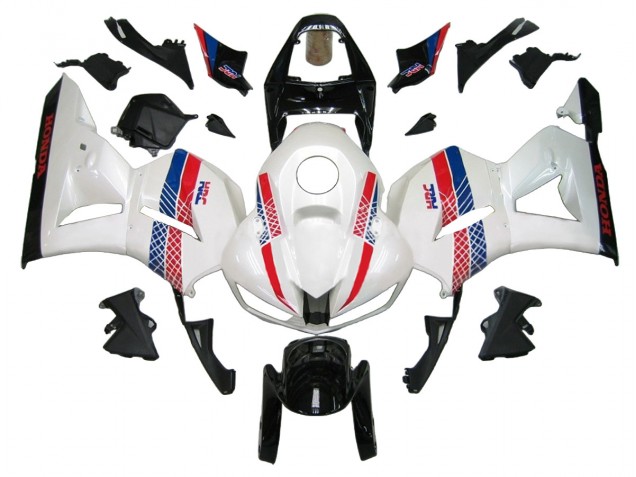 Venta Kits Carenado Moto Honda CBR600RR 2013-2023 - Blanco Rojo Azul