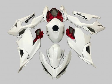 Venta Carenados Moto Kawasaki EX400 2018-2024 - Blanco Rojo Negro
