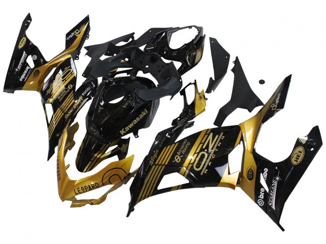 Venta Carenados Moto Kawasaki EX400 2018-2024 - Oro Negro Brillante