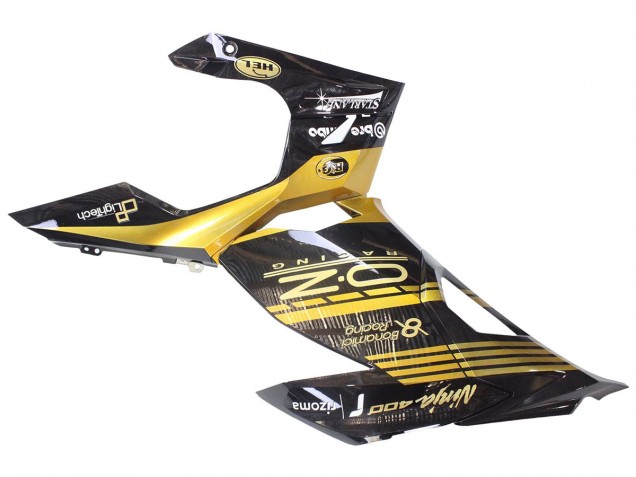 Venta Carenados Moto Kawasaki EX400 2018-2024 - Oro Negro Brillante