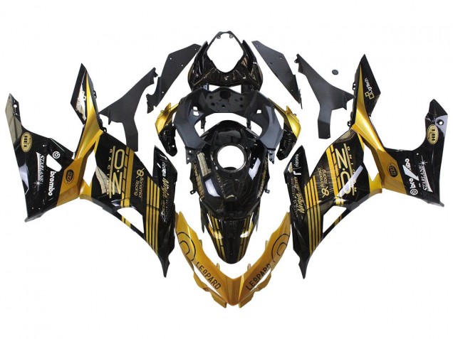 Venta Carenados Moto Kawasaki EX400 2018-2024 - Oro Negro Brillante