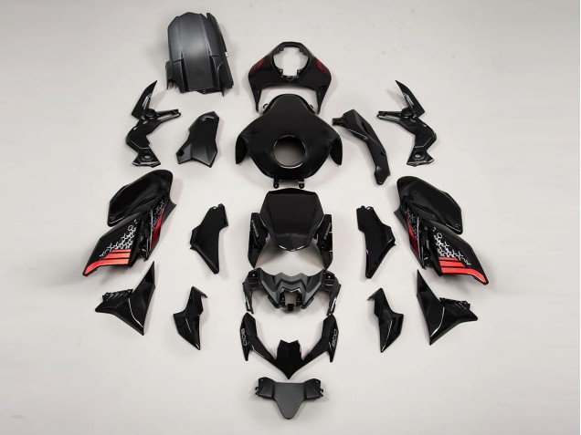 Venta Carenados Moto Kawasaki Z900 2020-2024 - Negro Rojo