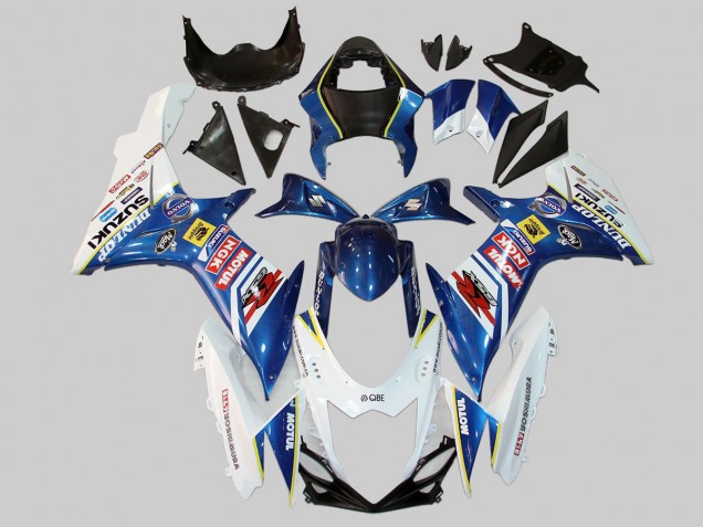 Venta Carenados Moto Suzuki GSXR 600/750 2011-2024 - Blanco Azul Rojo Amarillo Motul Dunlop