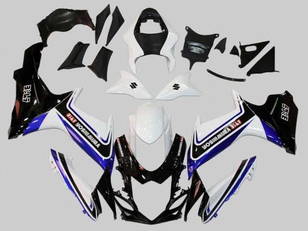 Venta Carenados Moto Suzuki GSXR 600/750 2011-2024 - Blanco Azul Negro Alstare