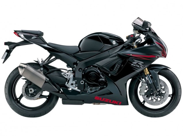 Venta Carenados Moto Suzuki GSXR 600/750 2011-2024 - Negro Mate Rojo