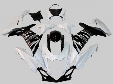 Venta Carenado Moto Suzuki GSXR 600/750 2011-2024 - Blanco Negro Brillante