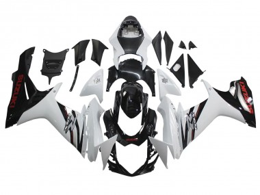 Venta Carenados Moto Suzuki GSXR 600/750 2011-2024 - Blanco Negro Brillante