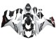 Venta Carenados Moto Suzuki GSXR 600/750 2011-2024 - Blanco Negro Brillante