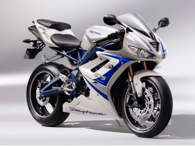 Venta Carenados Moto Triumph Daytona 675 2006-2008 - Plata Blanco Azul