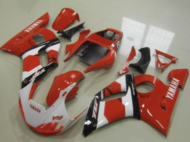 Venta Carenados Moto Yamaha YZF R6 1998-2002 - Rojo Blanco Negro Brillante