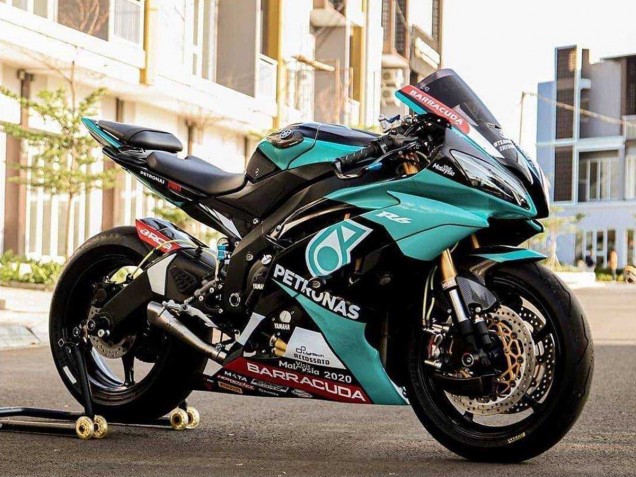 Venta Carenados Moto Yamaha YZF R6 2008-2016 - Verde Claro Blanco Negro Petronas