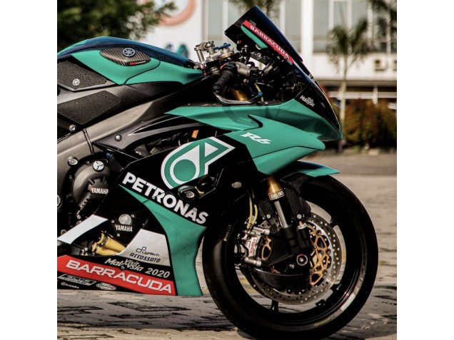 Venta Carenados Moto Yamaha YZF R6 2008-2016 - Verde Claro Blanco Negro Petronas