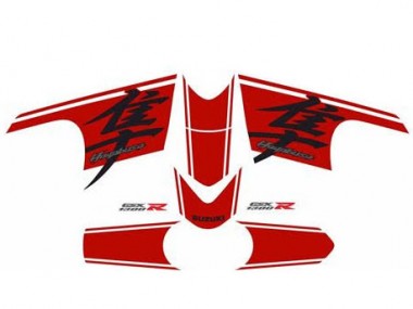 Venta Carenado Moto Suzuki GSXR 1300 Hayabusa 2008-2020 - Negro Brillante Rojo