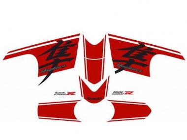 Venta Carenado Moto Suzuki GSXR 1300 Hayabusa 2008-2020 - Negro Brillante Rojo